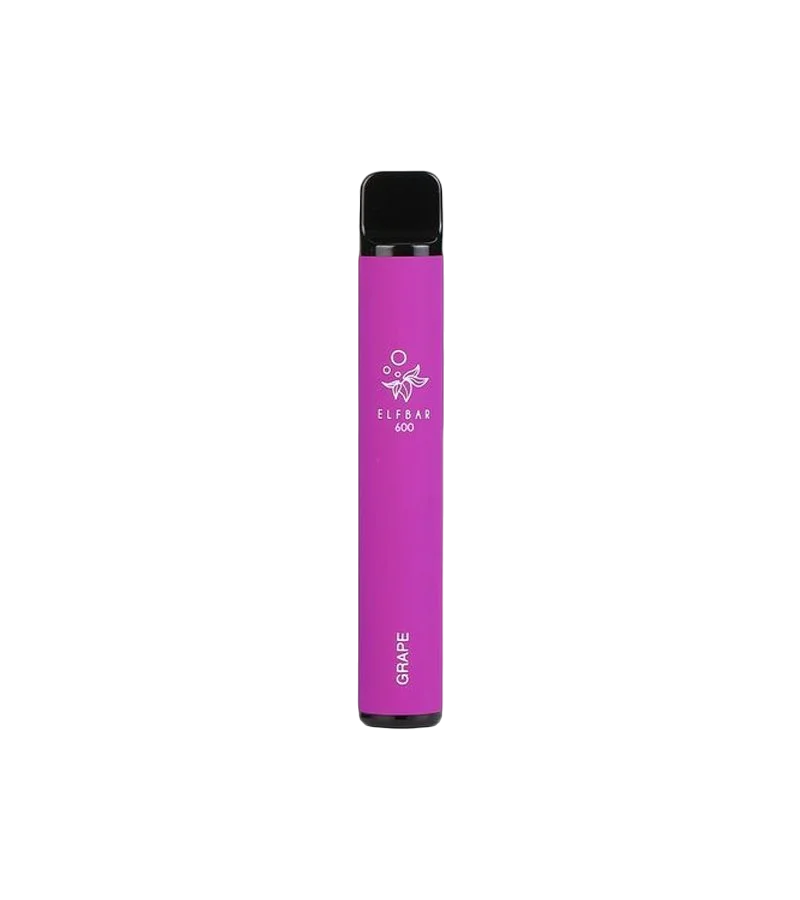 ELFBAR 600 Disposable Vape - 20mg Grape