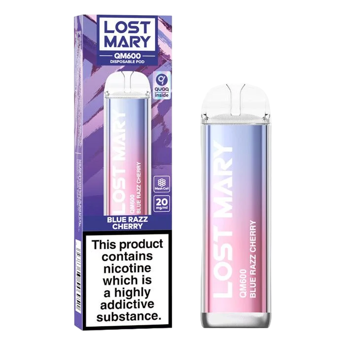 LOST MARY QM600 Disposable Vape Blue Razz Cherry