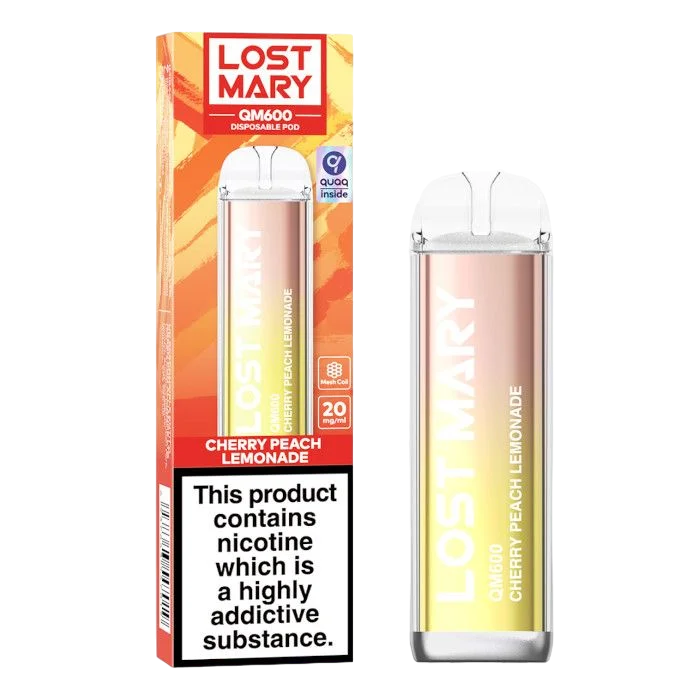 LOST MARY QM600 Disposable Vape Cherry Peach Lemonade