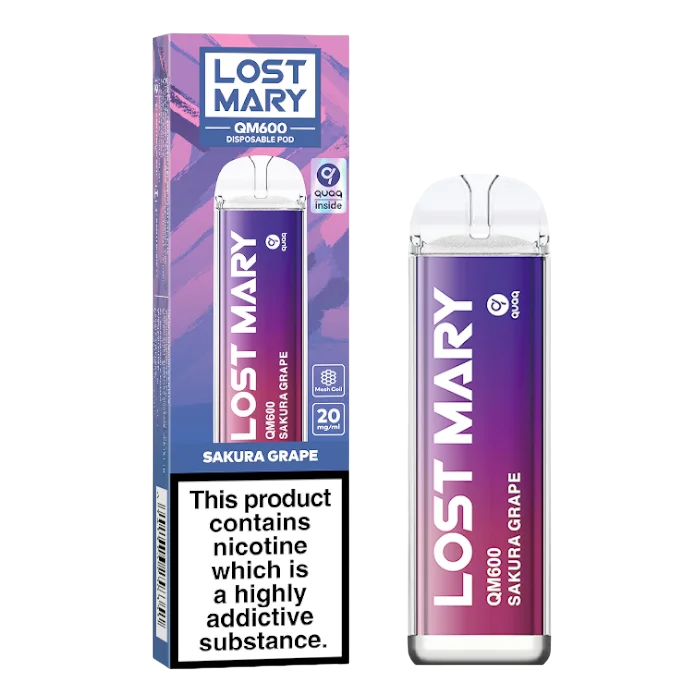 LOST MARY QM600 Disposable Vape Sakura Grape